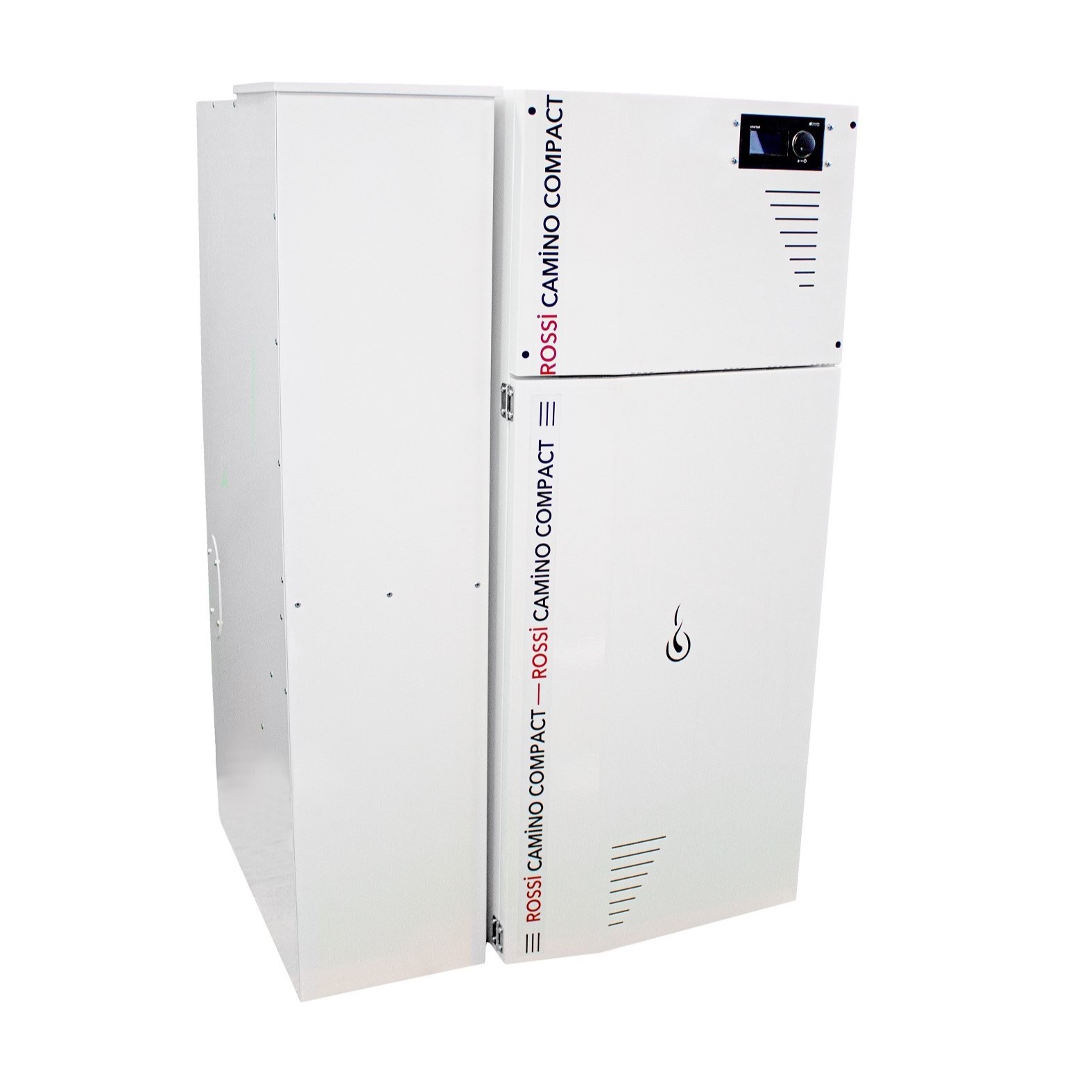 Centrala pe peleti Fornello Rossi Camino Compact 35 kw cu rezervor 153 l