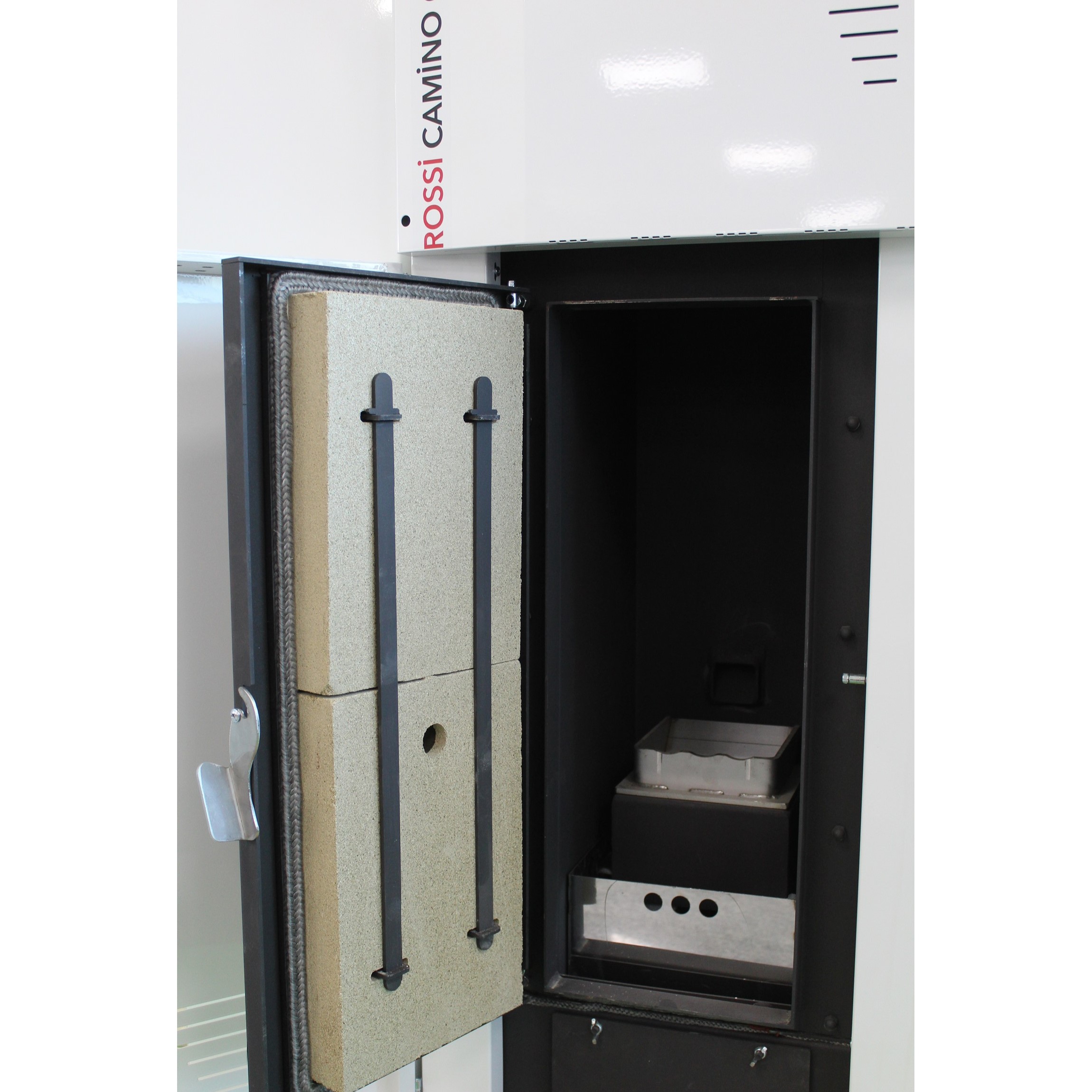 Centrala pe peleti Fornello Rossi Camino Compact 35 kw cu rezervor 153 l - imagine 3