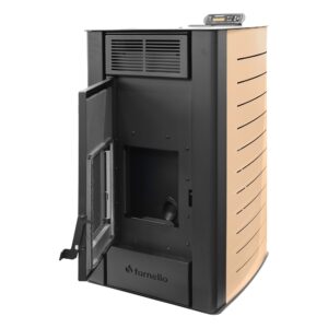 Alternative view of Termosemineu pe peleti Fornello SERENA 25 kW