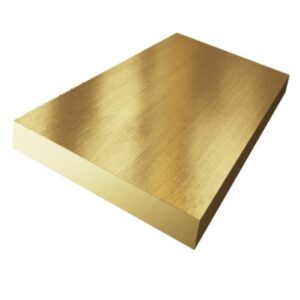 Alternative view of Placa din alama 10x1020x2020 mm, aliaj CuZn39Pb2