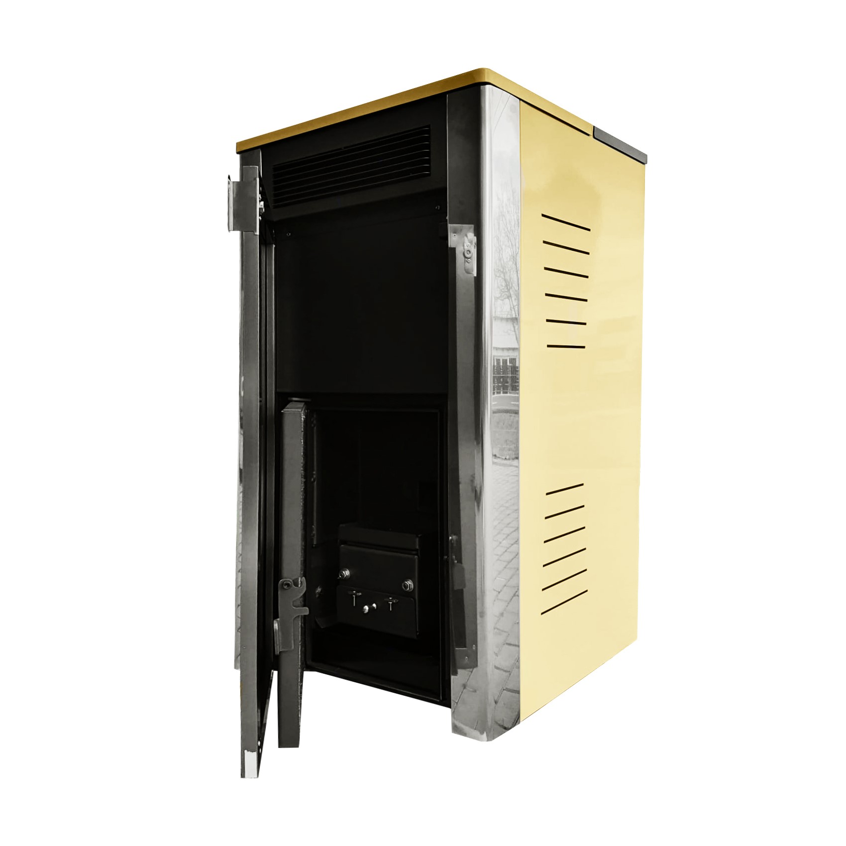 Termoșemineu pe peleti Fornello Primo Truva 25 kW