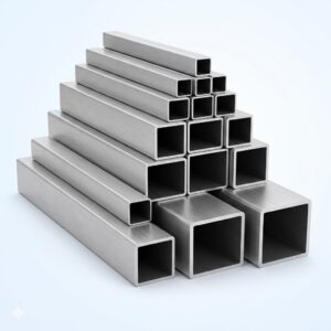 Tevi din aluminiu patrate