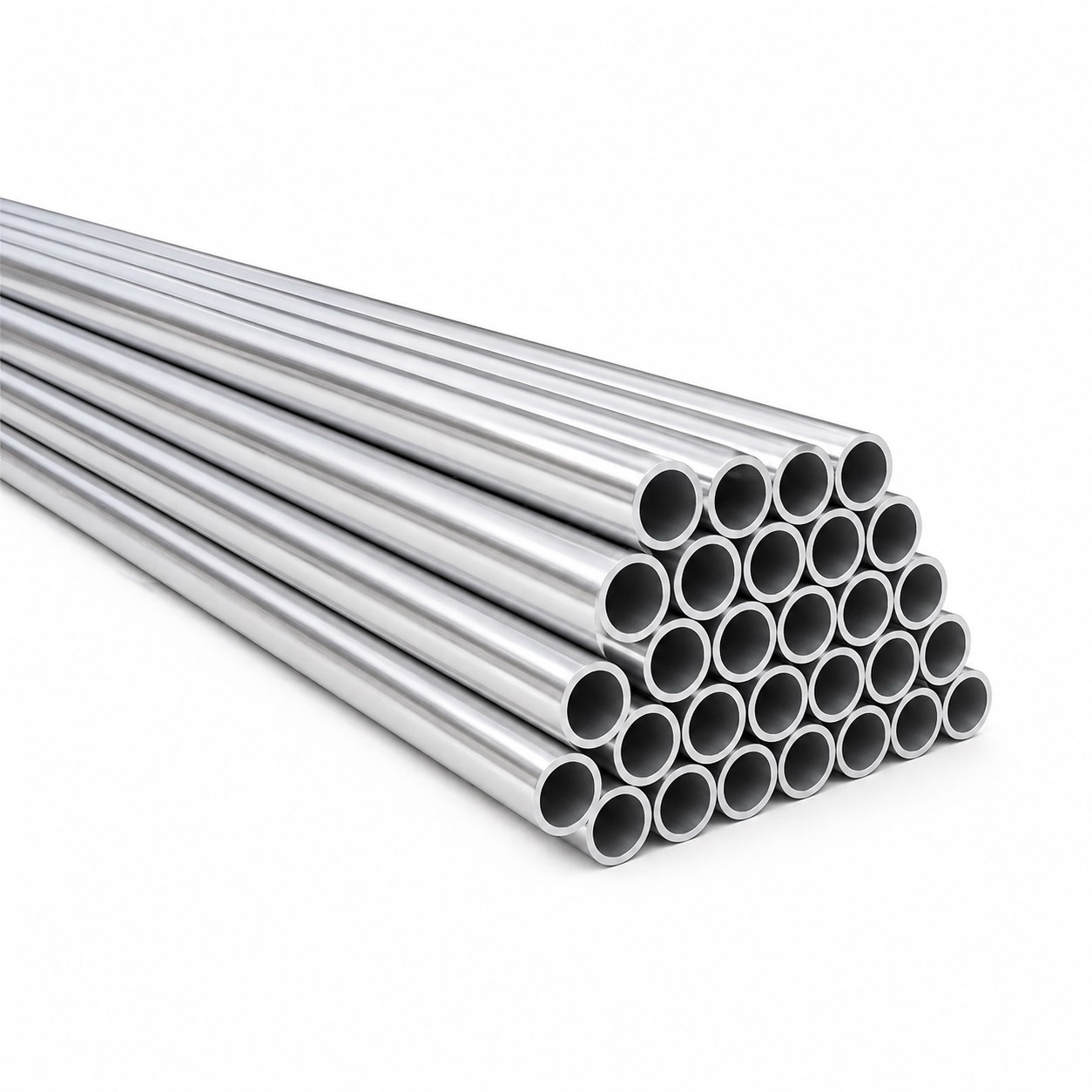 Tevi din aluminiu rotunde